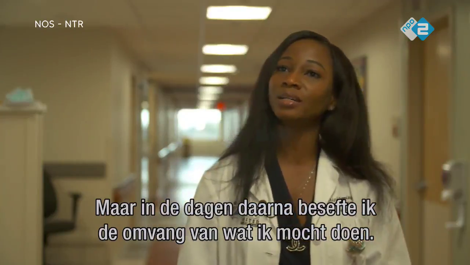 Patricia Nurse Cummings Segment on Nieuwsuur